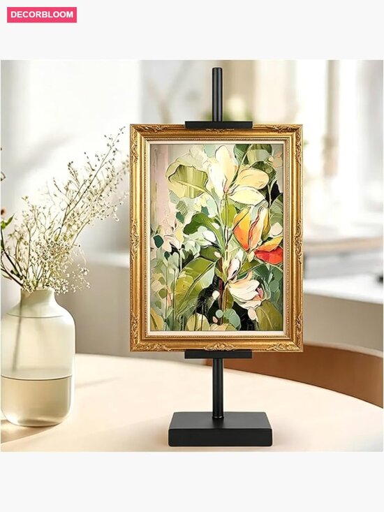 Other - Tabletop Easel Display Stand for Photos Artwork Metal Adjustable Black